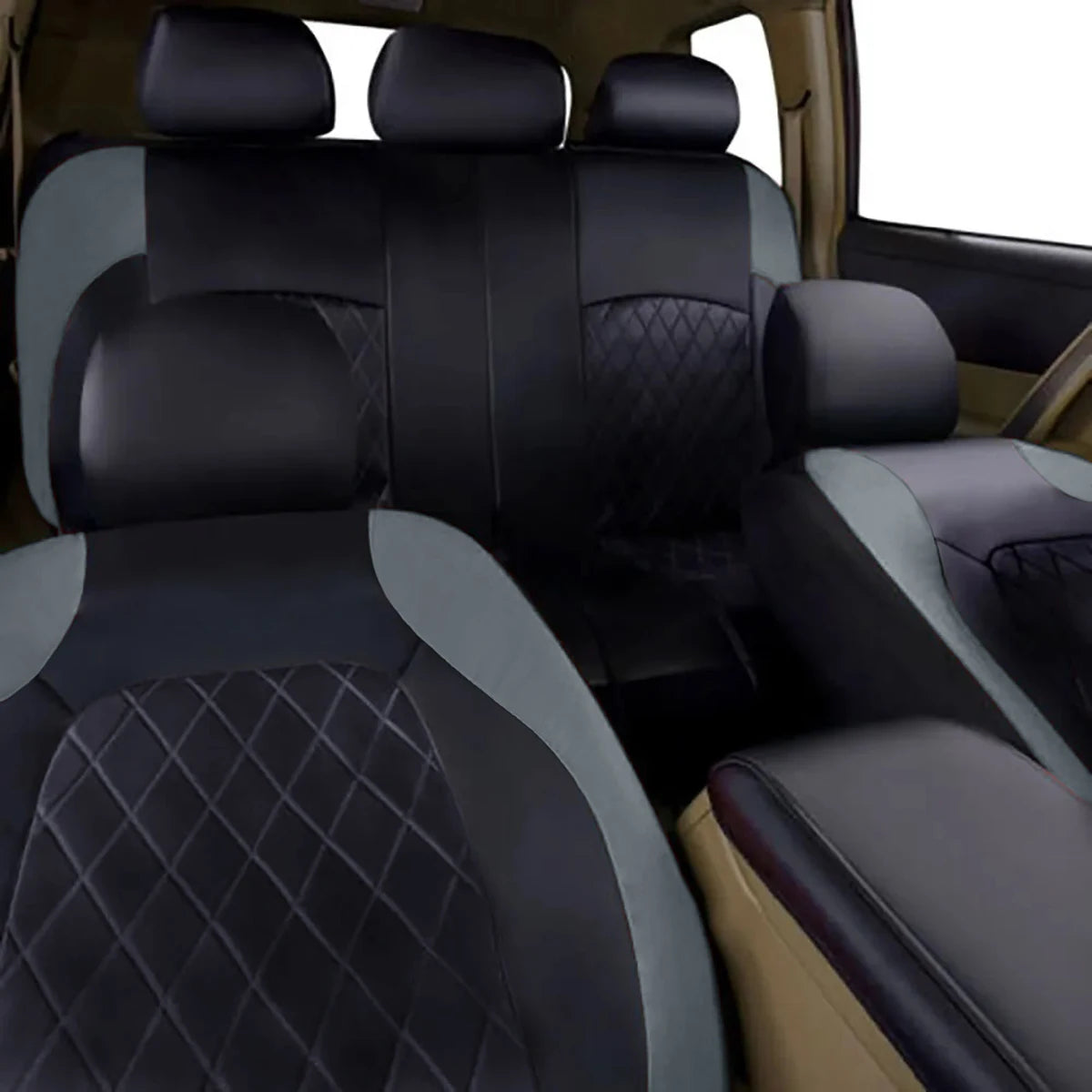 Lidl autostoel hoezen tweekleurig – Modern design