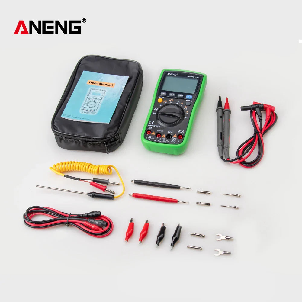 Multimeter met ingebouwde zaklampfunctie