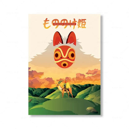 Poster met botanisch motief
