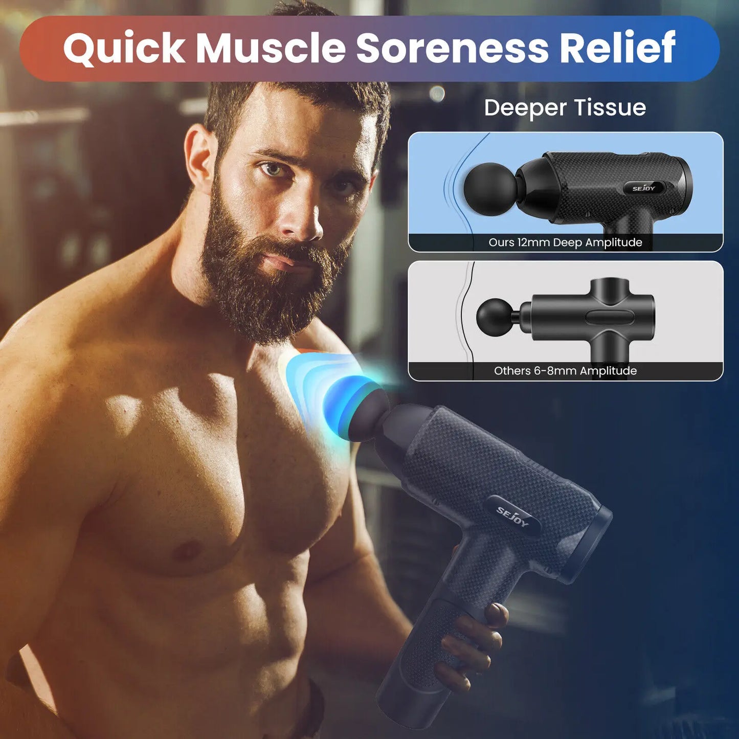 Massage gun voor rug – Verlicht spanningen snel