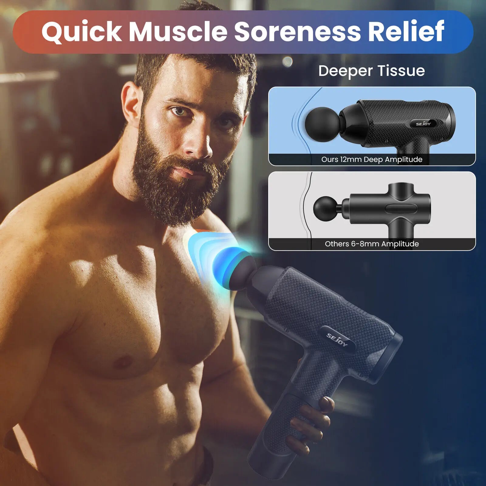 Massage gun voor rug – Verlicht spanningen snel