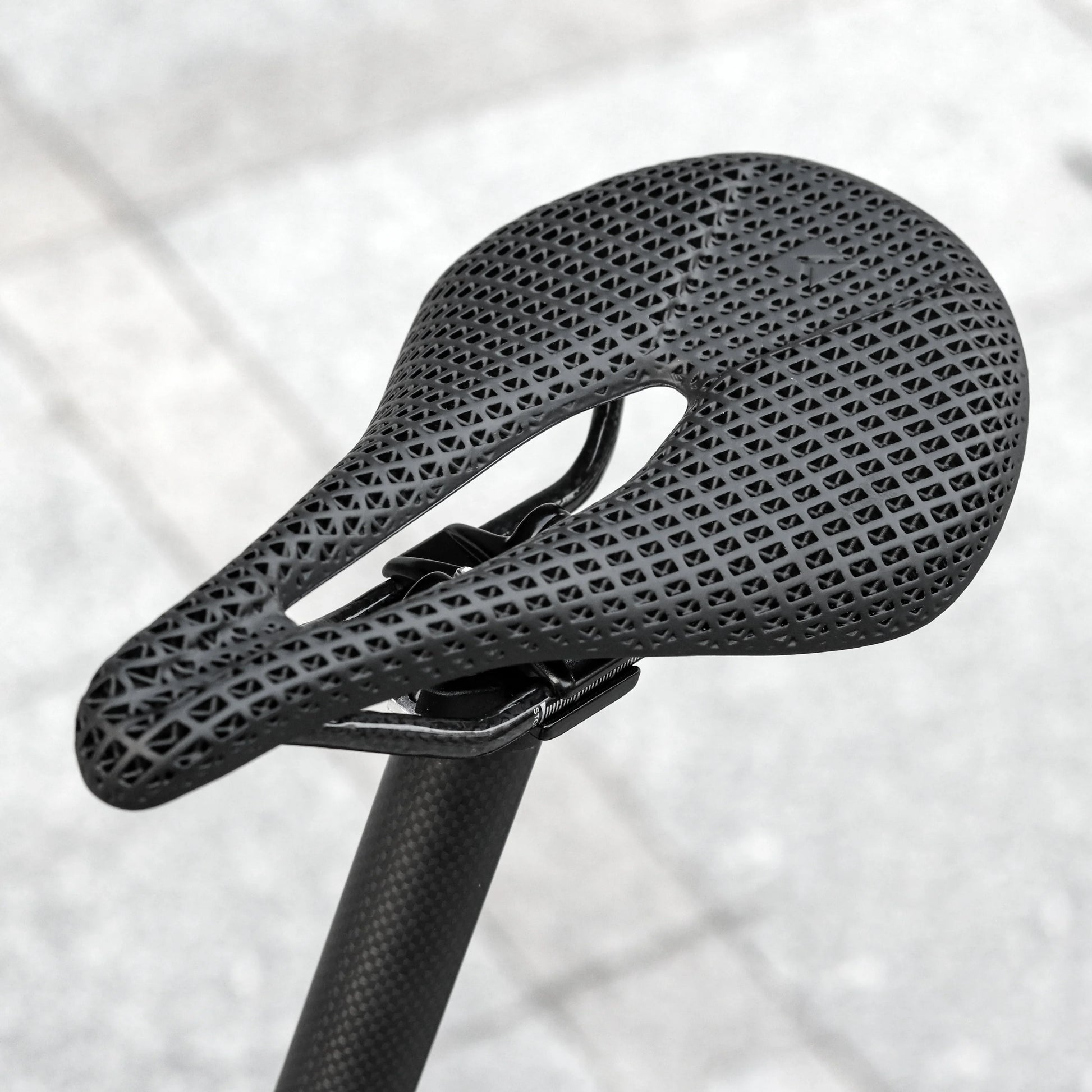 Fietszadel met ergonomische zadelvorm