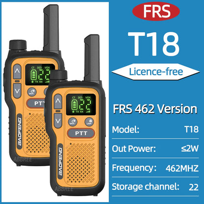 Walkie talkies voor kind en ouder