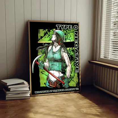 Set posters in botanische stijl