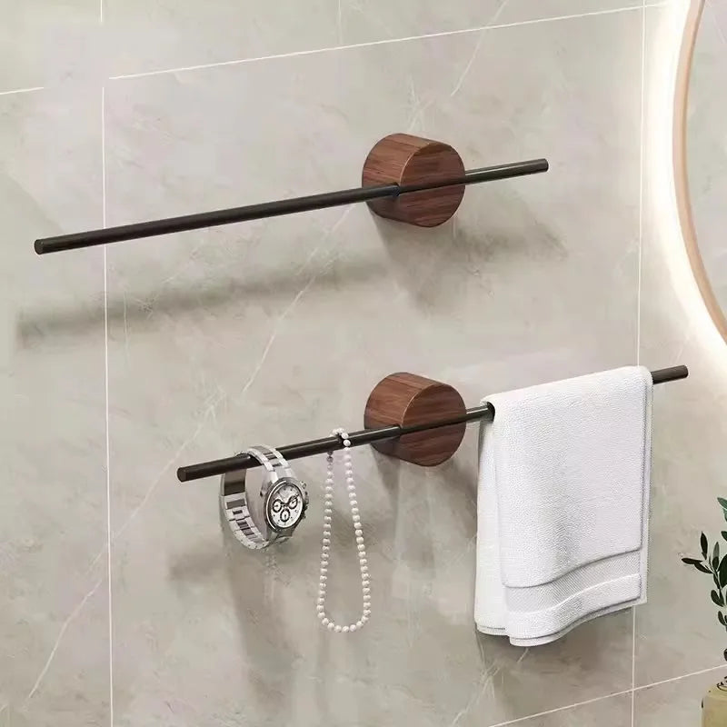 Handdoek rek badkamer met plank – Extra opbergruimte