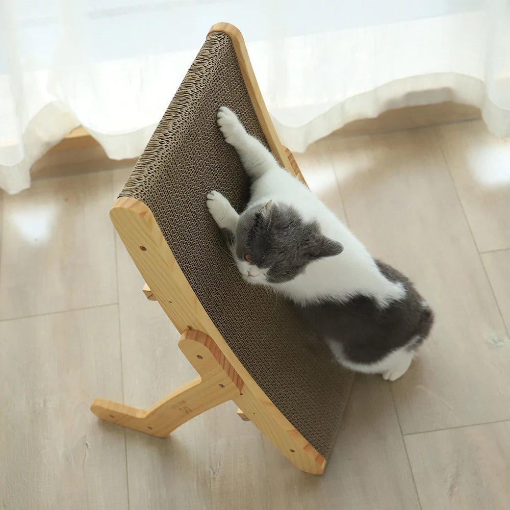 Hoge kattenpaal met veel verdiepingen – Klimmen en uitrusten