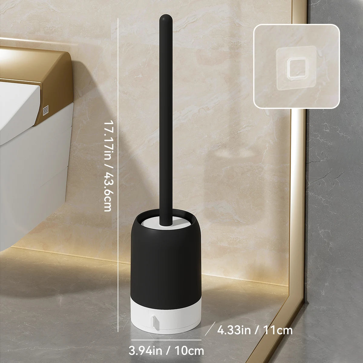 WC borstel set met houder – Compleet en netjes