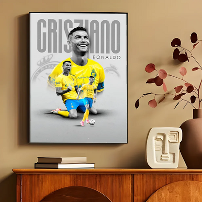 Poster met kaart van wereld of stad