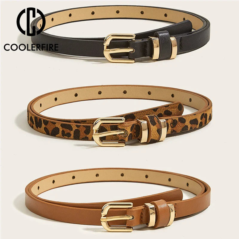 Zwarte riem dames perfect voor elke broek