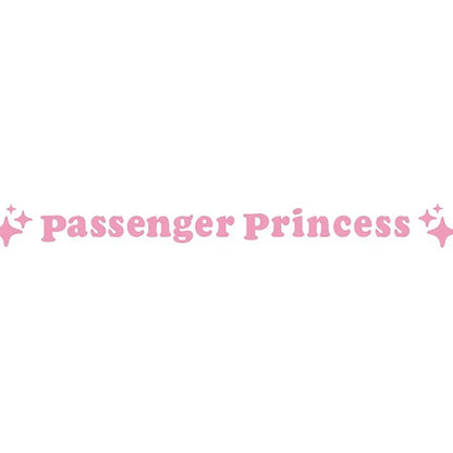 auto stickers - Passenger Princess sticker voor persoonlijke flair