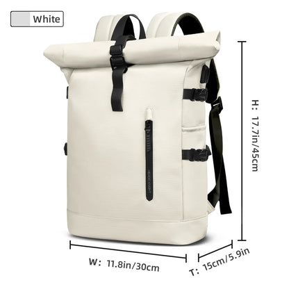 Handbagage rugzak met flessenhouder en laptopvak