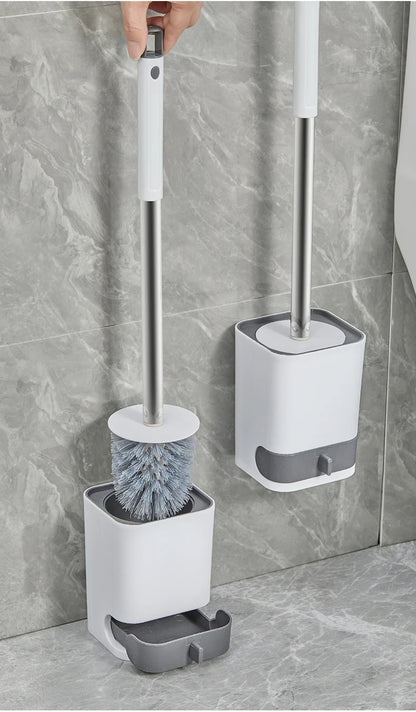 Compacte toiletborstel voor kleine ruimtes – Functioneel en stijlvol