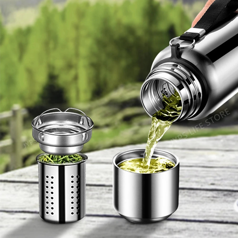 Thermosfles met rubber coating – Extra comfort en grip