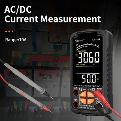 Draagbare multimeter met automatische bereikselectie