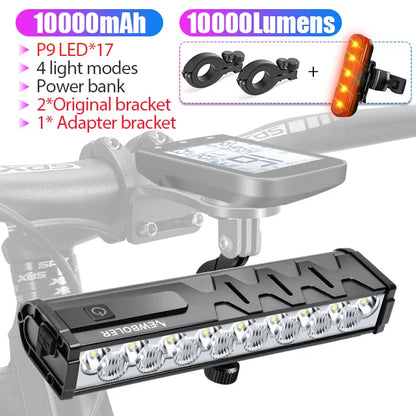Fietslamp LED met dag- en nachtmodus