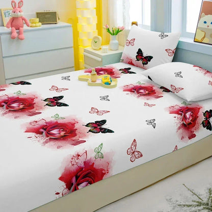 Beddengoed met bladeren – Natuur in je slaapkamer