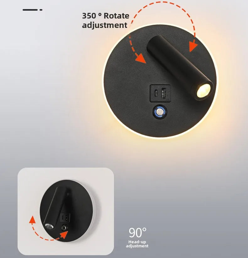 Wandlamp zonder kabels – Voor strak afgewerkte muren