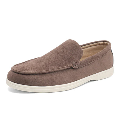 Zomer instappers heren in beige katoen