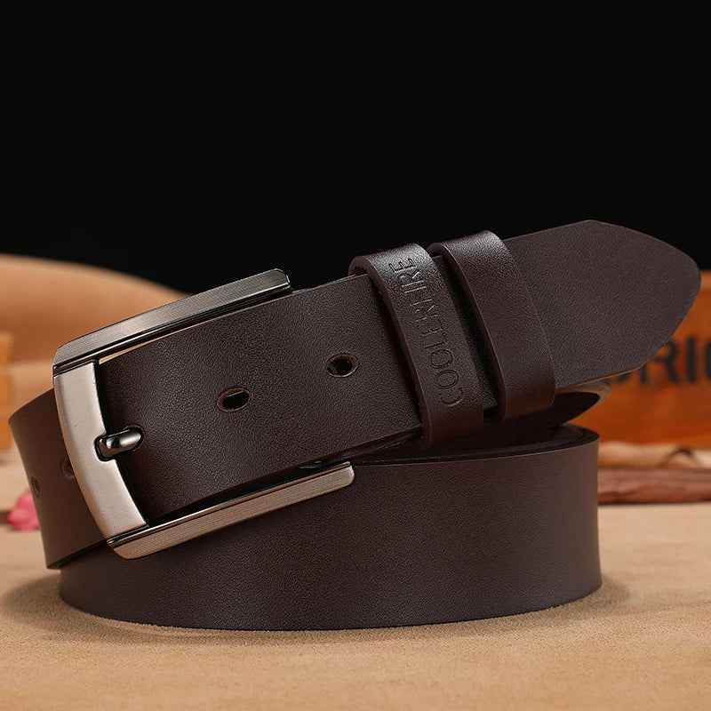 Riem heren met subtiele stiksels en textuur