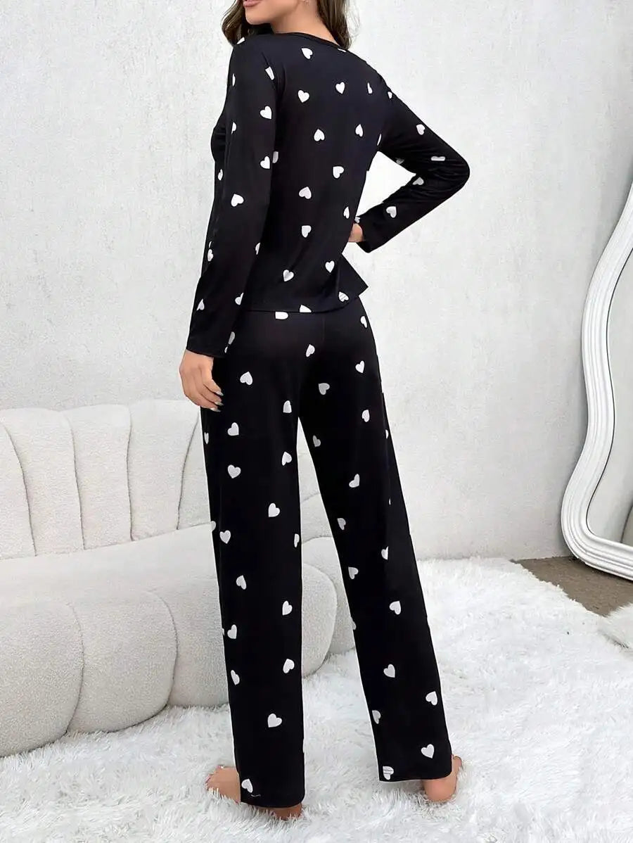 Dames pyjama met verstelbare bandjes