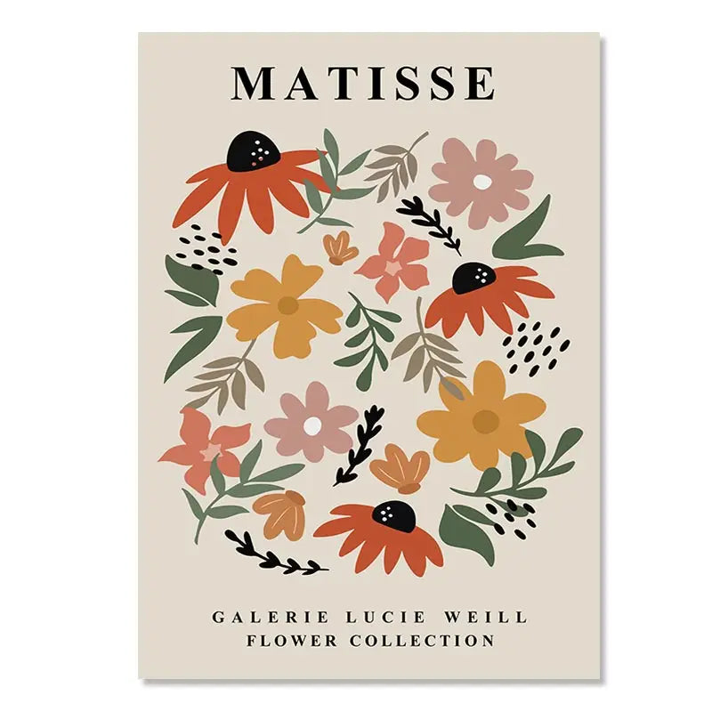 Poster met dieren in zachte kleuren