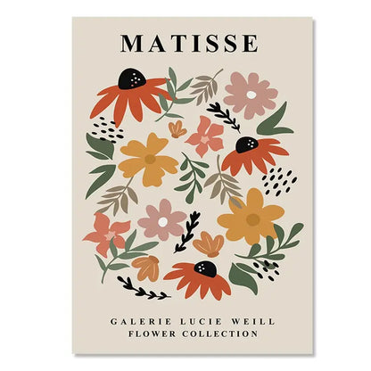 Poster met dieren in zachte kleuren