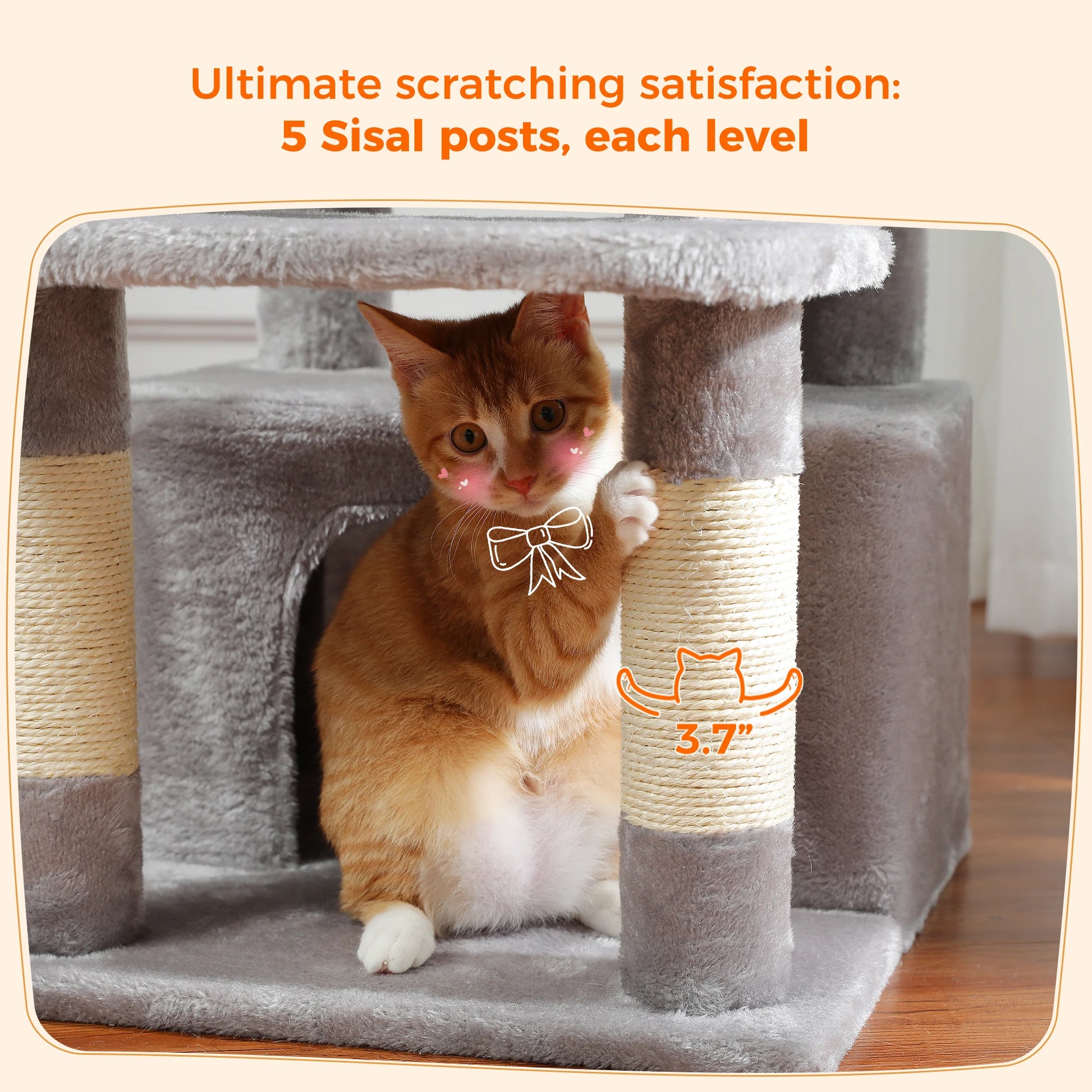 Kattenpaal – Perfect om je kat actief te houden