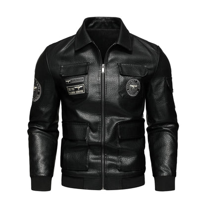 Leren jas voor mannen met stoere uitstraling – Zelfverzekerde look