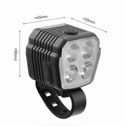 Fietslamp met waterafstotende behuizing