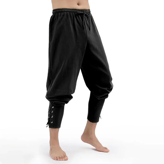 Linnen broek man met lichte structuur – Luxe casual
