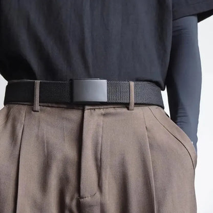 Riem heren in camel kleur met retro afwerking