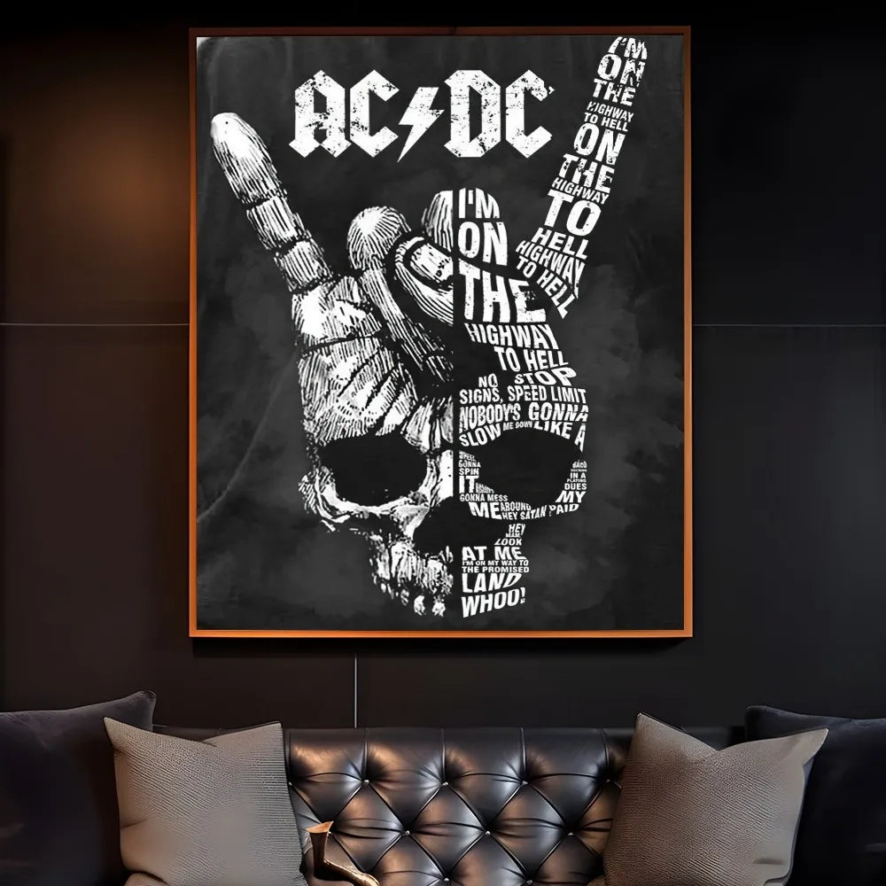 Poster met zachte penseellijnen