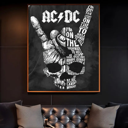Poster met zachte penseellijnen