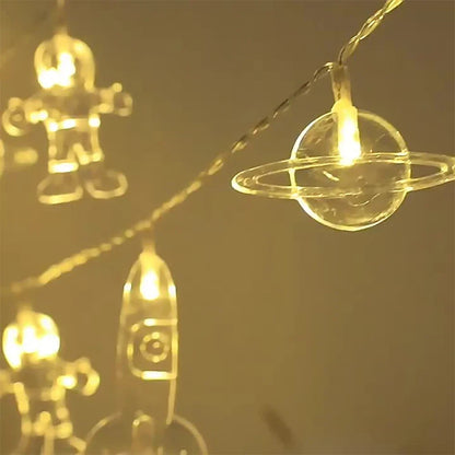 Lichtslinger met sneeuwbal effect – Voor winterdecoratie