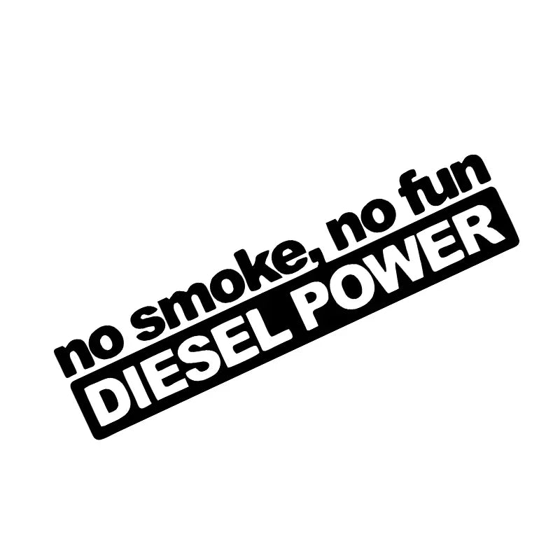 Auto stickers - Kleurrijke en Zwarte Diesel Power Designs voor Unieke Auto's