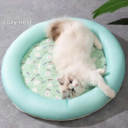 Kattenmand met zachte fleece binnenkant – Heerlijk nestje