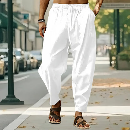 Linnen broek man voor chique zomerdagen – Ademend én stijlvol