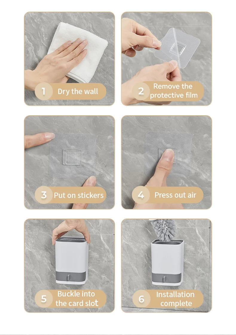 WCborstel met verwisselbare steel – Slim en flexibel