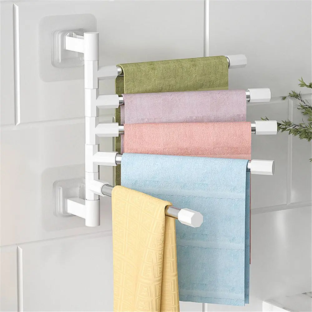Handdoekenrek met mandje – Voor extra accessoires