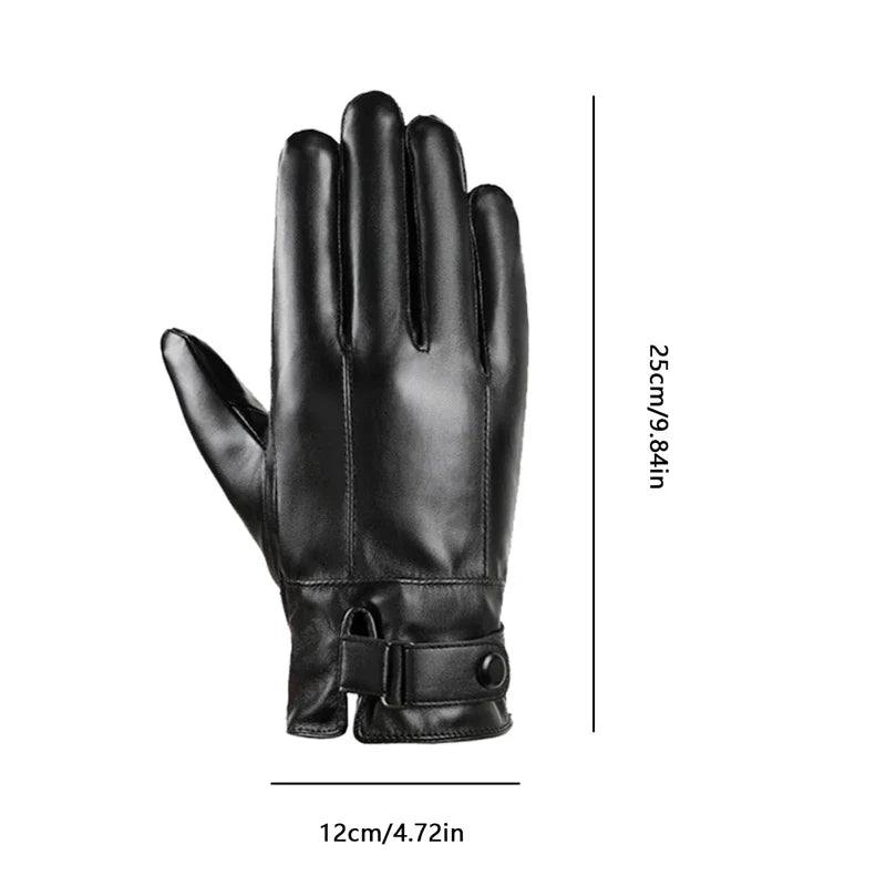 Herenhandschoenen leder in elegant design