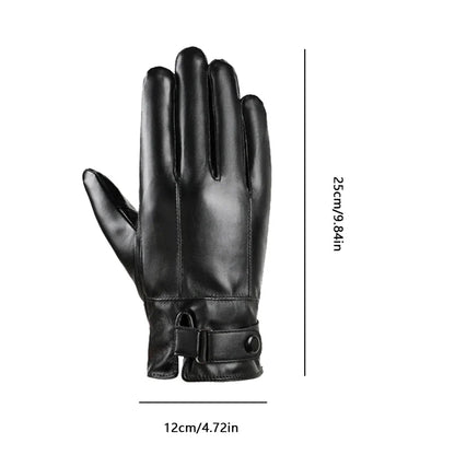 Herenhandschoenen leder in elegant design