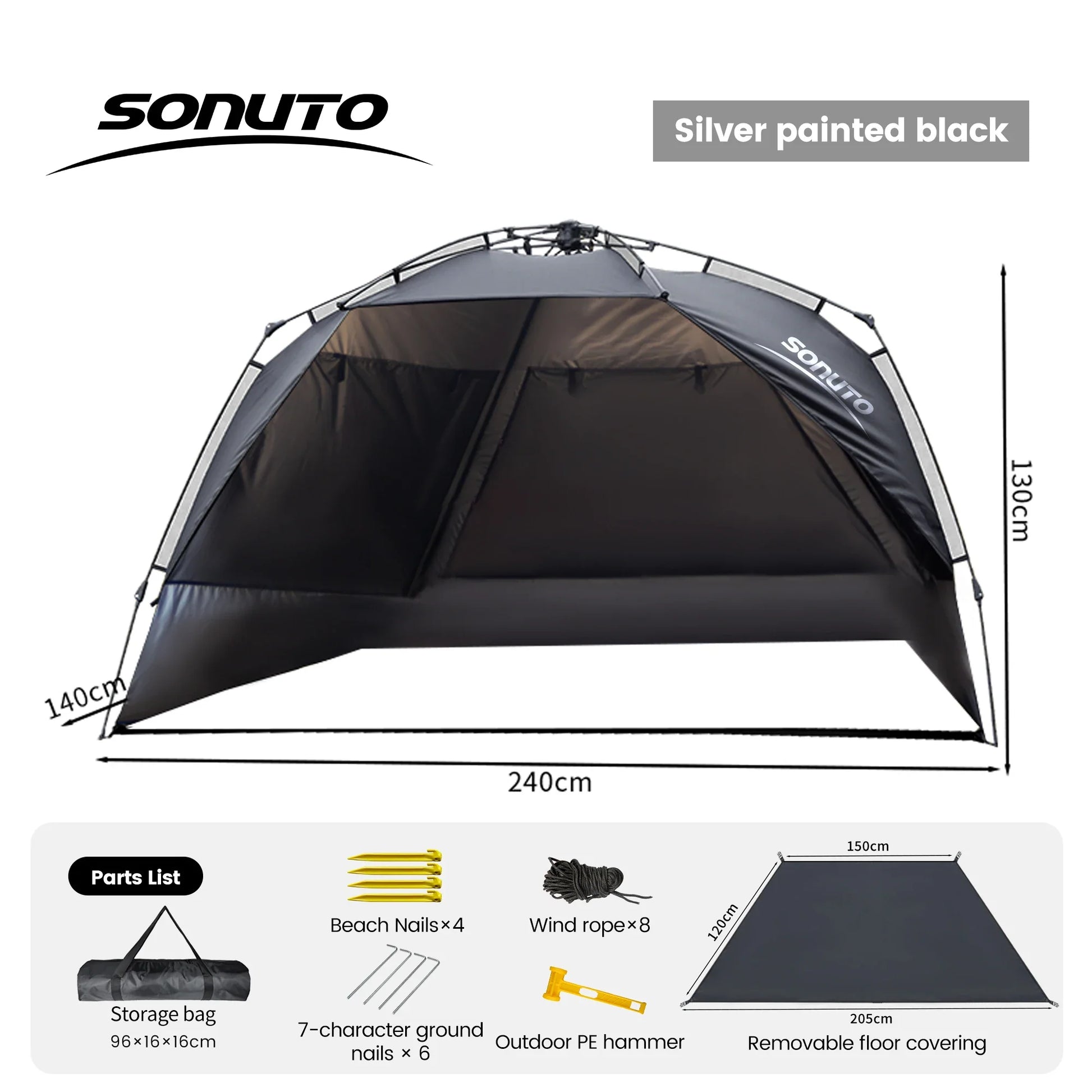 Pop-up tent met grondzeil – Geen vocht van onderen