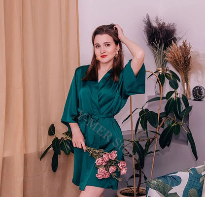 Katoenen ochtendjas dames met zakken – Comfort en gemak