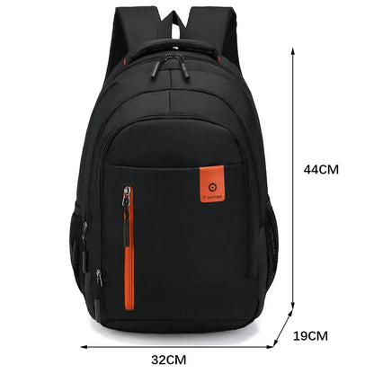 Handbagage rugzak met elastische zijvakken