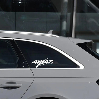 auto stickers - AK47 ontwerp met holografische glans voor unieke uitstraling