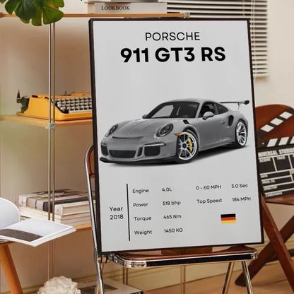 Zwart-wit portretposter