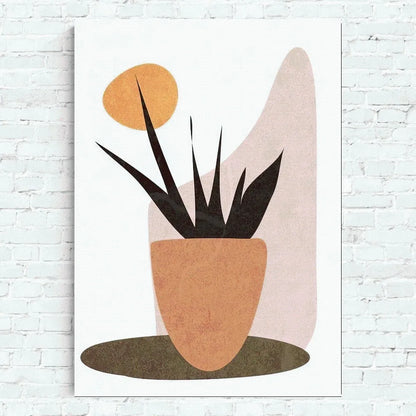 Set posters in botanische stijl