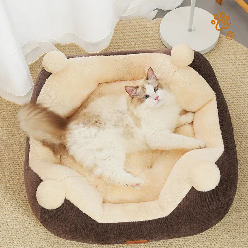 Kattenmand Action met zachte stof – Perfect voor dutjes