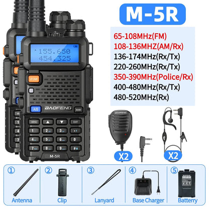 Professionele walkie talkie met hoge ontvangstkwaliteit