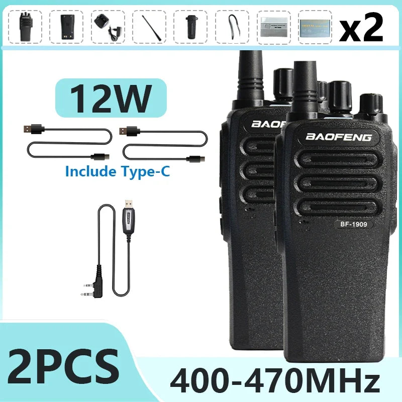 Walkie talkie professioneel met robuuste behuizing